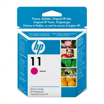 HP 11 oriģinālā magenta tintes kasetne, standarta ietilpība, 28 ml, 2000 lappušu