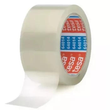 TESA 64014 Caurspīdīga polietilēna lente 66m 50mm saiņošanai un stiprināšanai
