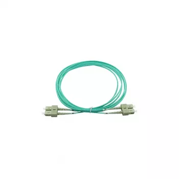 BlueOptics 575702T512000001M-BO Duplex optiskās šķiedras savienojuma kabelis (saderīgs ar Corning), SC-UPC/SC-UPC, daudzmodu OM3 50/125 µm, 1 m