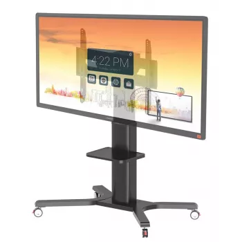 Peerless PR598-M motorizēts monitora statīvs 2.49 m (98 collas) Grīda Melns