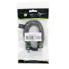 Techly 0.5m High Speed HDMI kabelis ar Ethernet A/A M/M Melns ICOC HDMI-4-005
