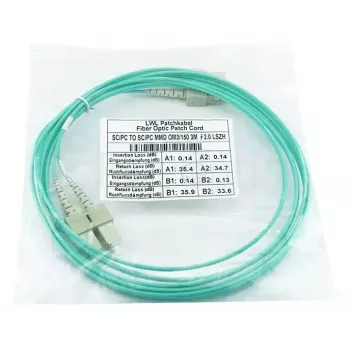 BlueOptics SFP3232EU7.5MK InfiniBand optiskās šķiedras kabelis 7.5 m SC Zaļš