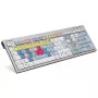 Tastatūra Logickeyboard LKB-CBASE-AJPU-DE Office USB QWERTZ Vācu Daudzkrāsaina