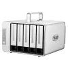 TerraMaster D5 Thunderbolt 3 disku masīvs 0 TB Pelēks