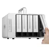 TerraMaster D5 Thunderbolt 3 disku masīvs 0 TB Pelēks