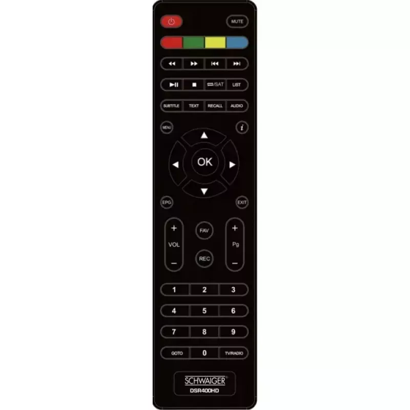 Satelīta uztvērējs Schwaiger DSR400HD Full HD Melns