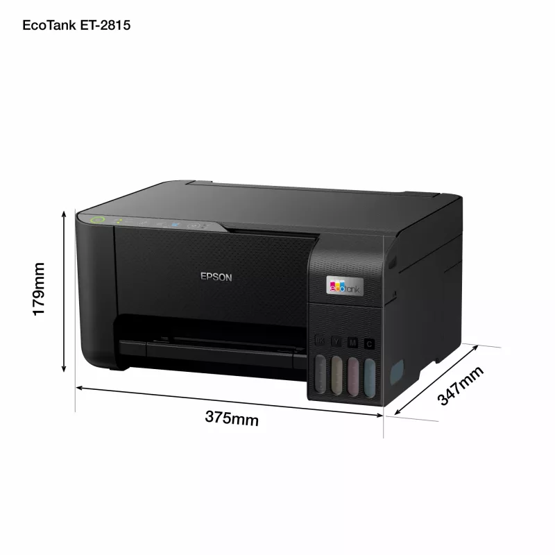 Daudzfunkciju printeris Epson EcoTank ET-2815 Tintes krāsu drukāšana