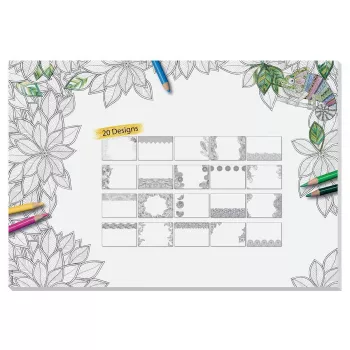 Sigel HO580 rakstāmpaliktnis, papīra virsma, melns/balts, 595×410 mm, 3 mm
