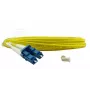 BlueOptics LC–LC vienmodas Duplex optiskās šķiedras savienojuma kabelis, LC-UPC, 10 m, bēšā krāsā (saderīgs ar Corning 040402G5120000010M)