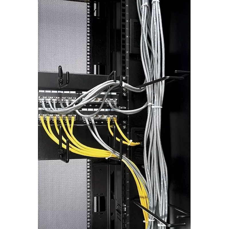 APC NetShelter vertikālais kabeļu pārvaldnieks, gredzeni, 8 gab., 76 x 19 x 203 mm