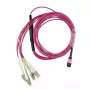 BlueOptics CBL-MPO12-4LC-OM4-5M-BO InfiniBand optiskā šķiedra kabelis 4x LC MPO 5m