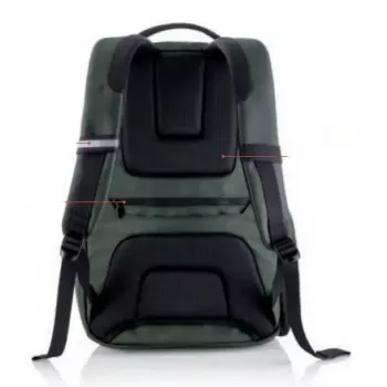 Pilsētas mugursoma MIQUELRIUS MR16981 — Zaļš poliesters, 22 L