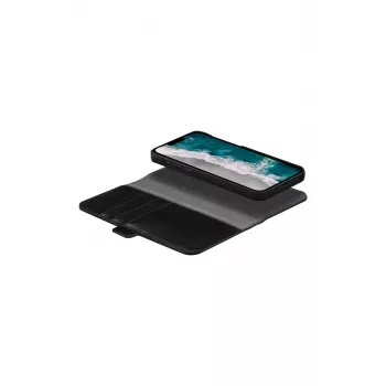dbramante1928 Stockholm folio maciņš iPhone 14 Plus (6,7 inch, Melns) ar 3 kabatiņām kartēm