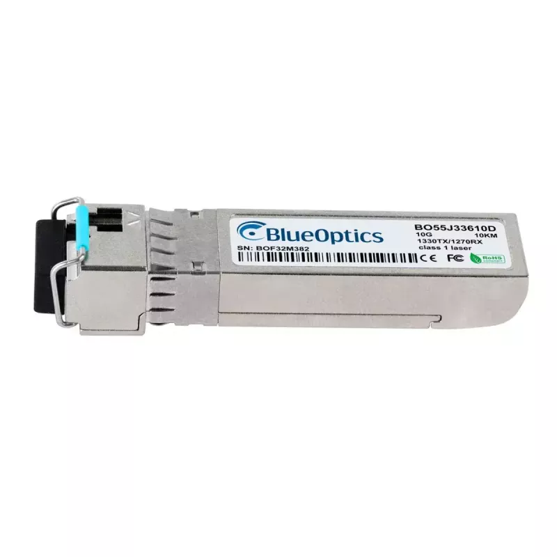 BlueOptics SFP-XG-LX-SM1330-BIDI-S-BO SFP+ šķiedras optikas raiduztvērēja modulis, LC, alumīnijs, 20 g