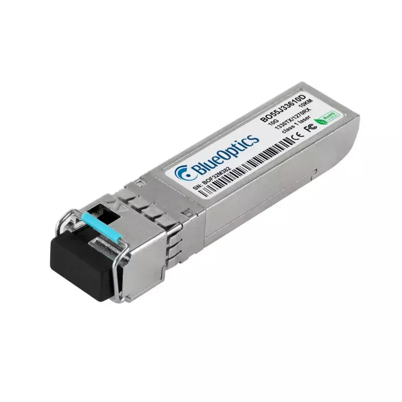 BlueOptics SFP-XG-LX-SM1330-BIDI-S-BO SFP+ šķiedras optikas raiduztvērēja modulis, LC, alumīnijs, 20 g