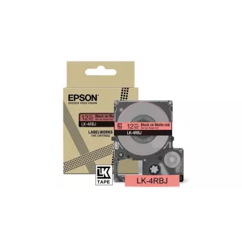 Lentes kasetne Epson LK-4RBJ Melna Sarkana Termopārnese 1,2 cm