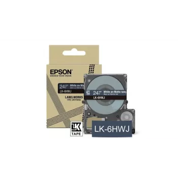 Lentīte Epson LK-5HWJ tumši zila/balta termopārnese 1,8 cm