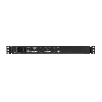 ATEN CL1000N CH 19 collu vienas sliedes LCD konsole, 1U, šveices izkārtojums, PS/2/USB