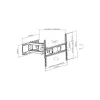 Techly ICA-PLB 344LTY TV stiprinājums 177.8 cm (70 inch) Melns