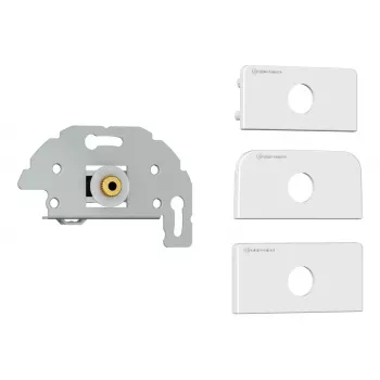 3,5 mm ligzda Kindermann 7456 000 511 balta