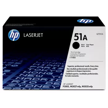 HP 51A melns oriģināls lāzera toneris, 6500 lappuses, 1 gab.