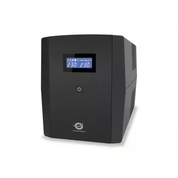 Conceptronic ZEUS 1200VA 720W UPS, līnijinteraktīvs, 5 kontaktligzdas (IEC + Schuko)
