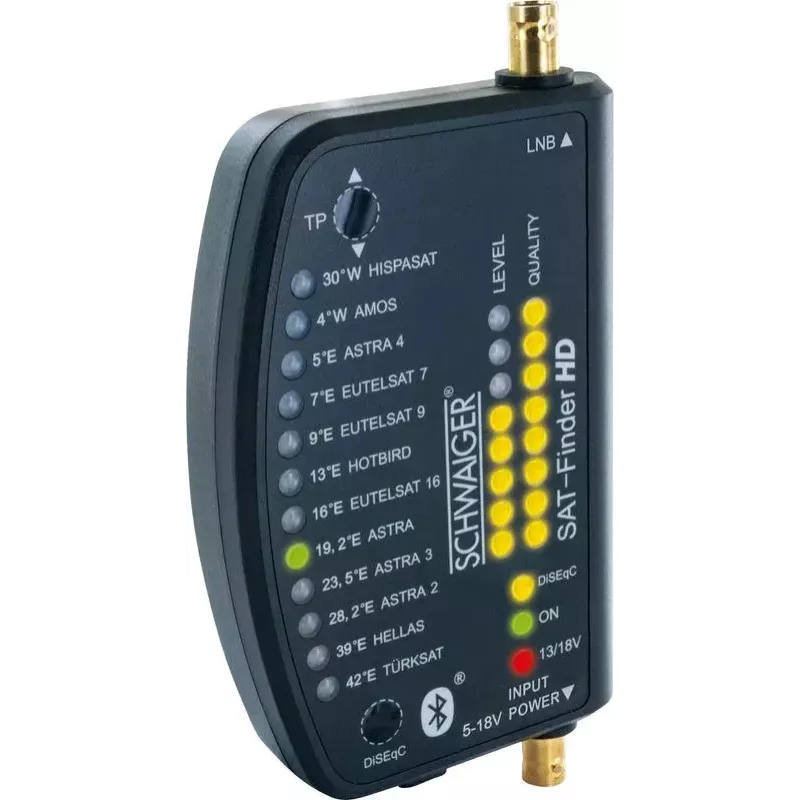 Satelītu meklētājs Schwaiger SF9003BTAKKU 950-2150 MHz Plastmasa