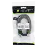 Techly 1m High Speed HDMI kabelis ar Ethernet A/A M/M Melns ICOC HDMI-4-010