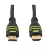 Techly 1m High Speed HDMI kabelis ar Ethernet A/A M/M Melns ICOC HDMI-4-010