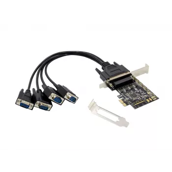 Conceptronic 4-Port DB9 RS232 Serial PCIe Karte
