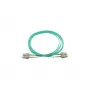 BlueOptics InfiniBand/optiskās šķiedras kabelis 3 m 2x SC LC/APC Zaļš