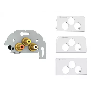 Sienas ligzda 3 x RCA Kindermann 7456000530