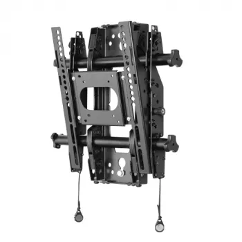 Chief Small Tilt sienas stiprinājums vienam statnim, 61 cm (24 inch), 81,3 cm (32 inch), 75 x 75 mm, 300 x 300 mm, -12 - 2°, Melns