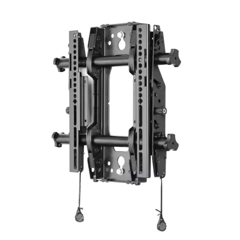 Chief Small Tilt sienas stiprinājums vienam statnim, 61 cm (24 inch), 81,3 cm (32 inch), 75 x 75 mm, 300 x 300 mm, -12 - 2°, Melns