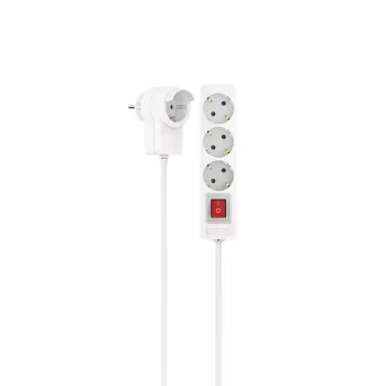 Hama 00223081 pagarinātājs 1,4 m 3 AC kontaktligzdas Iekštelpām Balts
