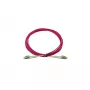 BlueOptics InfiniBand/optiskās šķiedras kabelis 3 m 2x LC violets
