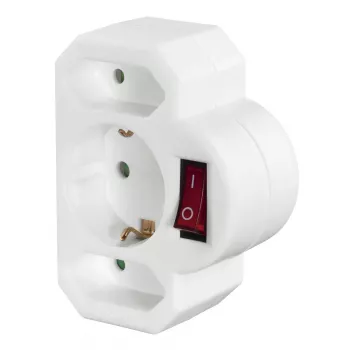 Hama 00223217 strāvas spraudņa adapteris balts
