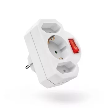 Hama 00223217 strāvas spraudņa adapteris balts