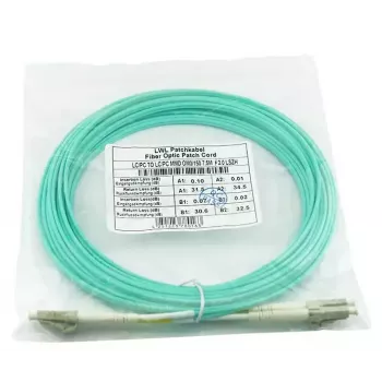 BlueOptics BK838A-BO InfiniBand optiskās šķiedras kabelis 1 m LC Aqua