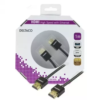 HDMI kabelis Deltaco HDMI-1091 1m
