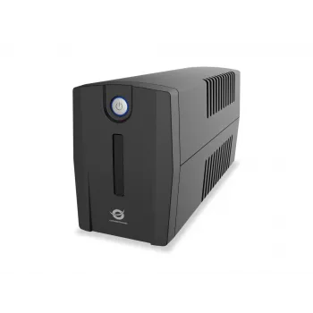 Conceptronic ZEUS02G 850VA 480W UPS, 2x Lielbritānijas kontaktligzda, HID USB, RJ45 Ienākošais/Izejošais, AVR