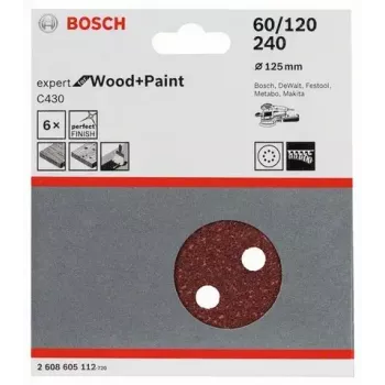 Slīpēšanas diski Bosch 2 608 605 112 6 gab.