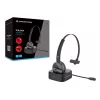 Conceptronic POLONA03 bezvadu Bluetooth austiņas ar uzlādes staciju un Bluetooth USB audio adapteri