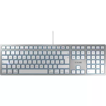 CHERRY KC 6000 SLIM FOR MAC tastatūra, USB, QWERTY US, sudraba