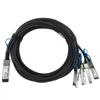 InfiniBand/optiskās šķiedras kabelis BlueOptics Q28-4S28-DAC-3M-AT-BL 3m QSFP28 4xSFP28 Vīrietis/Vīrietis