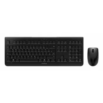 Bezvadu tastatūras un peles komplekts Cherry CHERRY DW 3000 — 108 taustiņu QWERTY, RF bezvadu, melns
