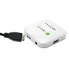 Techly USB 3.0 Super Speed Hub 4 Porti Balts IUSB3-HUB4-WH