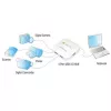 Techly USB 3.0 Super Speed Hub 4 Porti Balts IUSB3-HUB4-WH