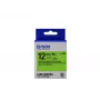 Epson LK-4GBF Fluorescējoša lentes kasetne, melns/zaļš, 12mm x 9m