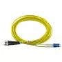 BlueOptics SFP3133BU1MK InfiniBand optiskās šķiedras kabelis 1 m LC ST Dzeltens